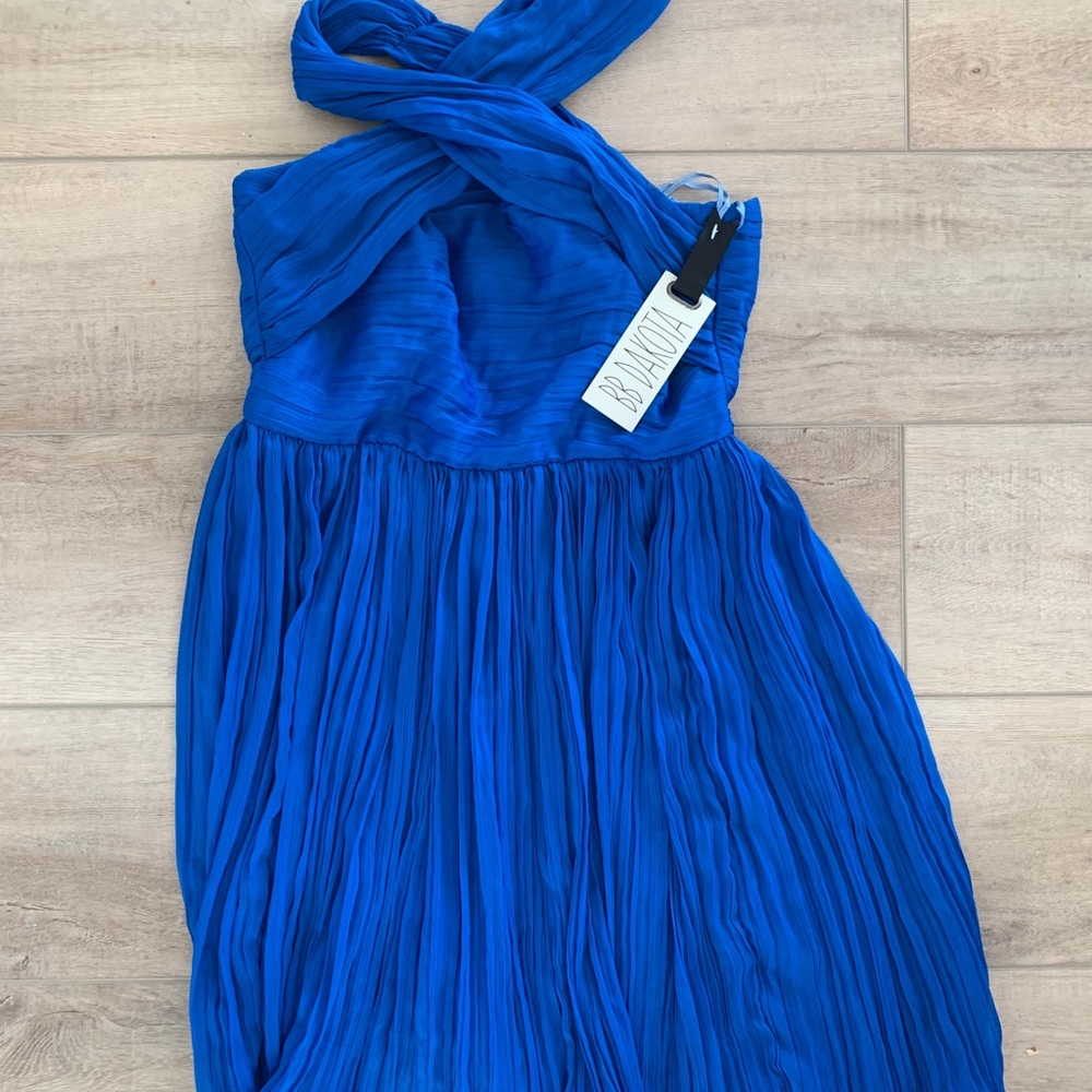 New!! Bbdakota blue halter dress by Steve Madden